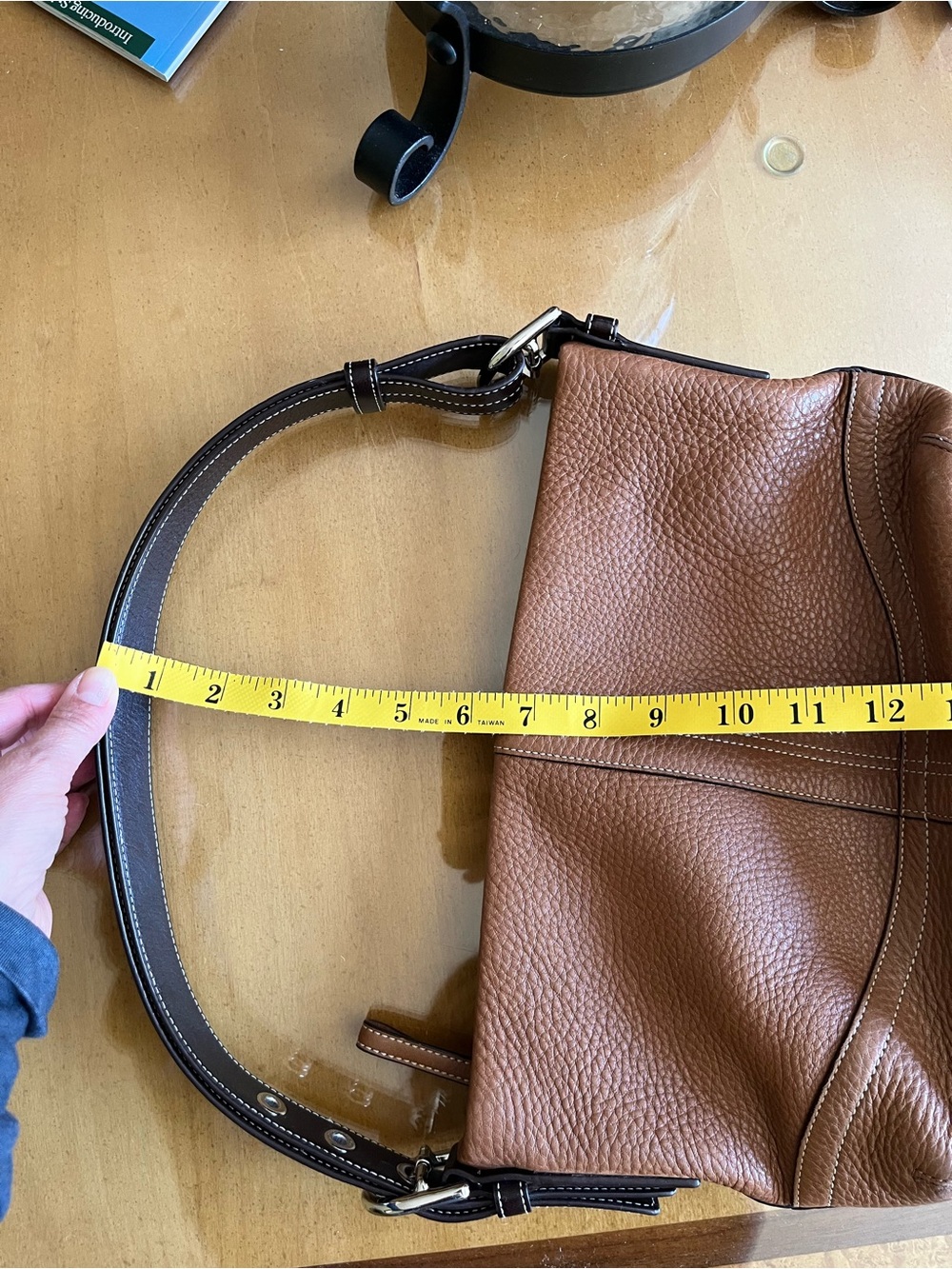 Vintage coach leather baguette soho Y2k hobo bag - Picture 10 of 10